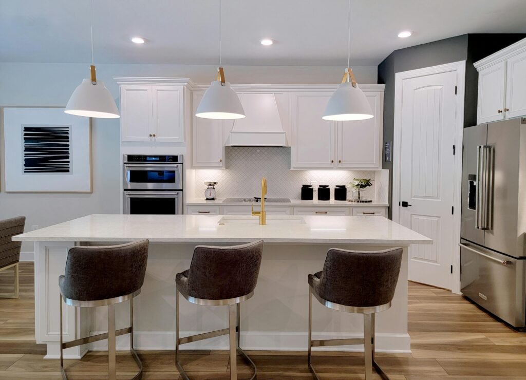 kitchen island with seating